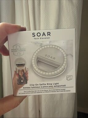 NEW Clip-On Selfie Ring Light - White